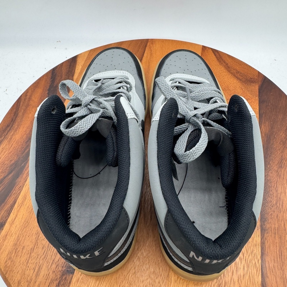 Nike Court Vision Mid Smoke Grey Black Men's 12 Basketball Athletic Sneakers - Picture 6 of 10